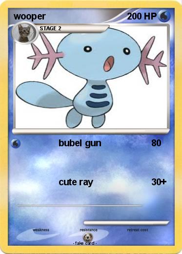 Pokemon wooper