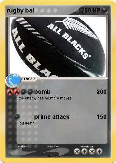 Pokemon rugby bal