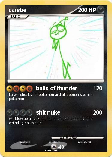 Pokemon carsbe