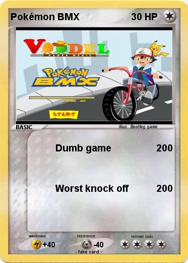 Pokemon Pokémon BMX