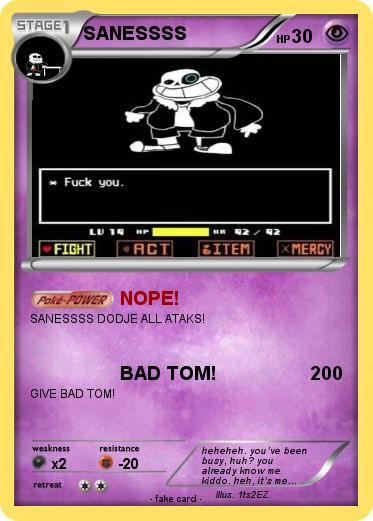Pokemon SANESSSS