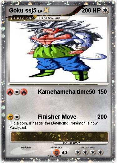 Pokemon Goku ssj5