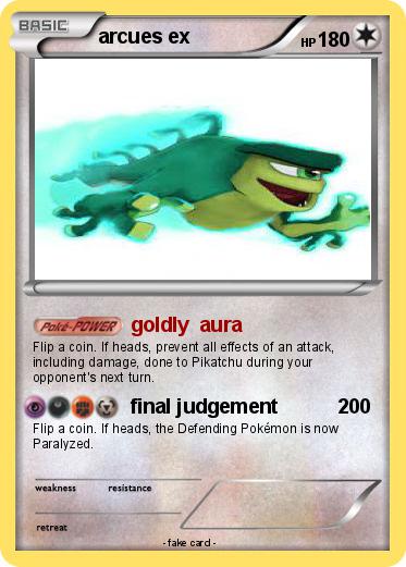 Pokemon arcues ex