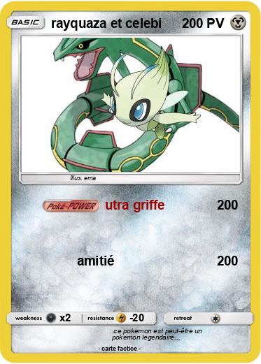 Pokemon rayquaza et celebi