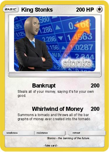 Pokemon King Stonks