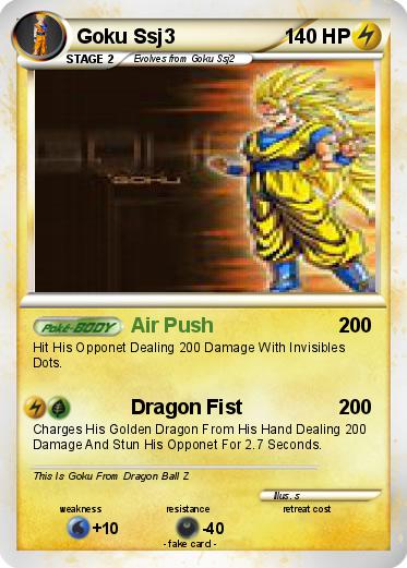 Pokemon Goku Ssj3