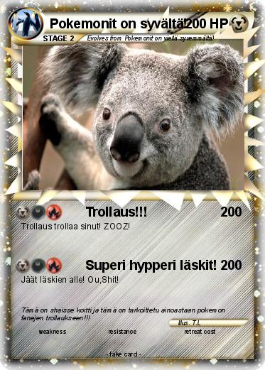 Pokemon Pokemonit on syvältä!