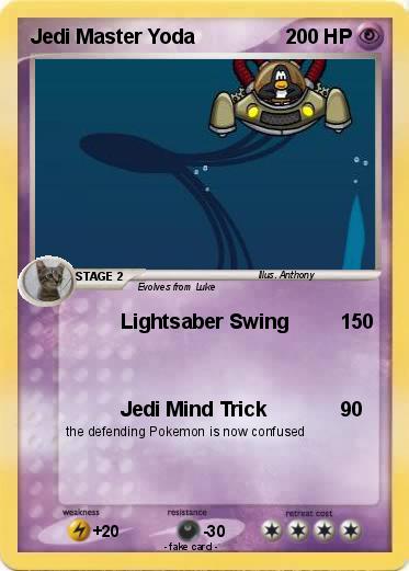 Pokemon Jedi Master Yoda