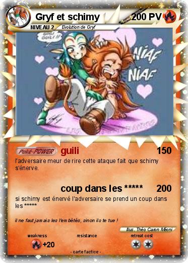Pokemon Gryf et schimy