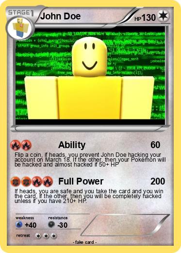 Pokemon John Doe
