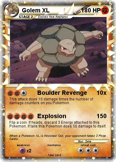 Pokemon Golem XL
