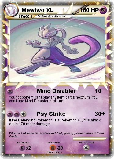 Pokemon Mewtwo XL