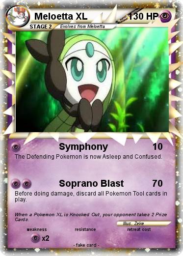 Pokemon Meloetta XL