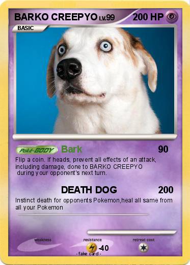 Pokemon BARKO CREEPYO