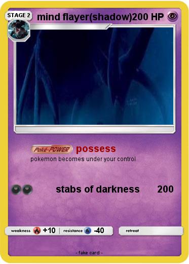 Pokemon mind flayer(shadow)