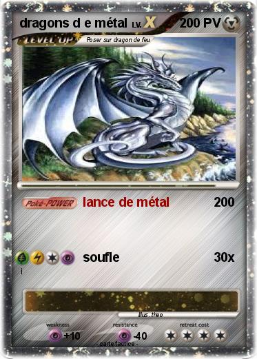 Pokemon dragons d e métal
