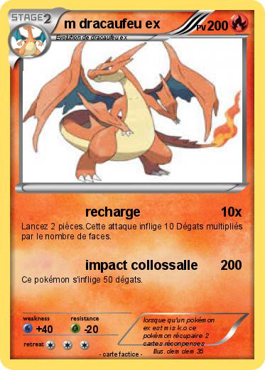 Pokemon m dracaufeu ex