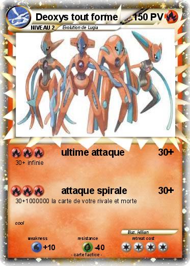 Pokemon Deoxys tout forme