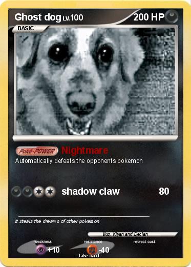 Pokemon Ghost dog