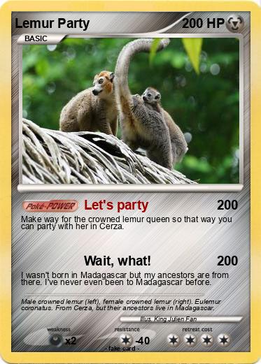 Pokemon Lemur Party