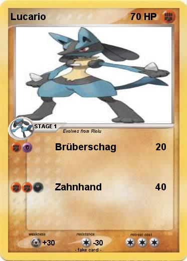 Pokemon Lucario