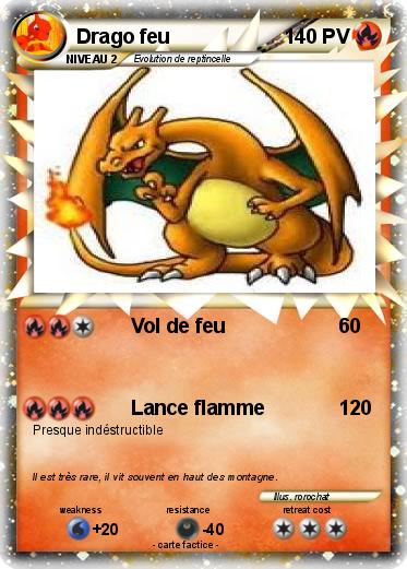 Pokemon Drago feu