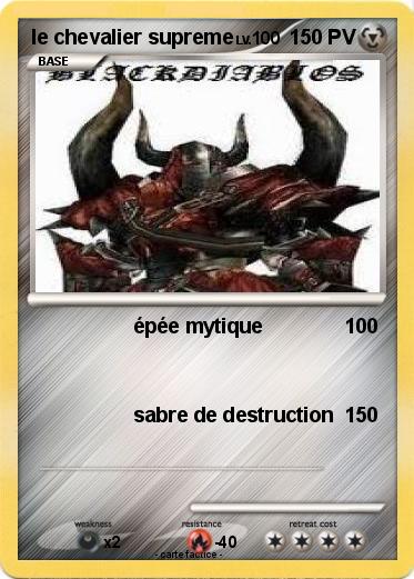 Pokemon le chevalier supreme