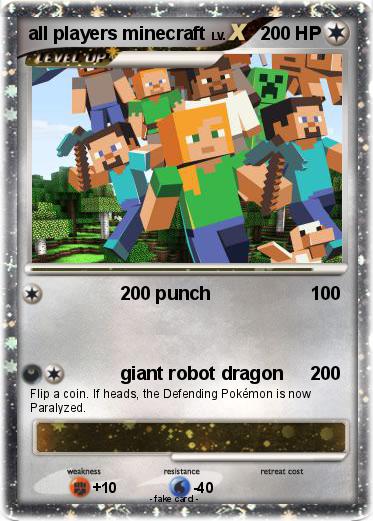 Pokemon all players minecraft