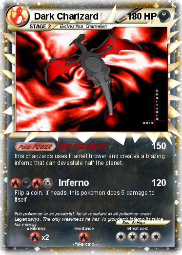 Pokemon Dark Charizard