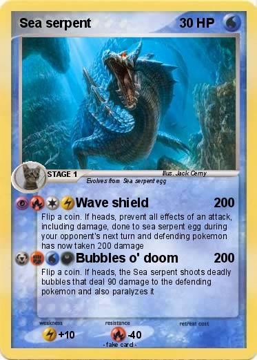 Pokemon Sea serpent
