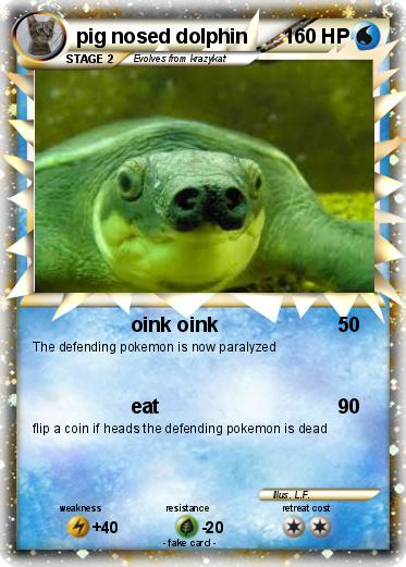 Pokemon pig nosed dolphin