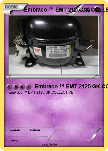 Pokemon Embraco ™ EMT 2125 GK COLLECTIVE