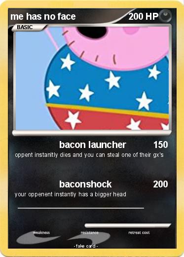 Pokemon me has no face