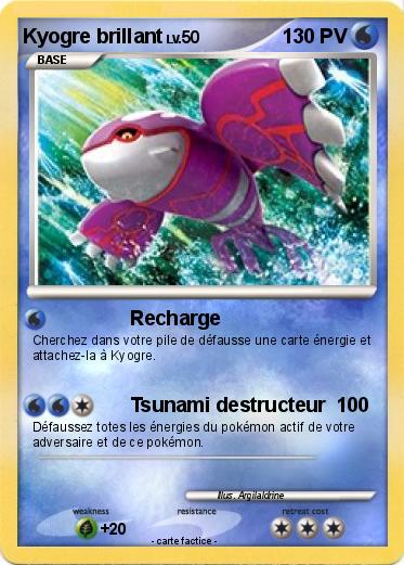 Pokemon Kyogre brillant
