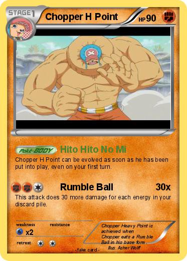 Pokemon Chopper H Point