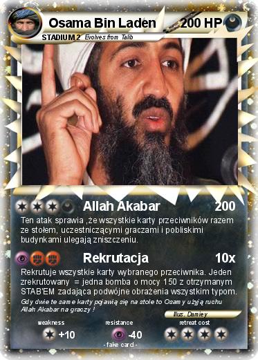 Pokemon Osama Bin Laden