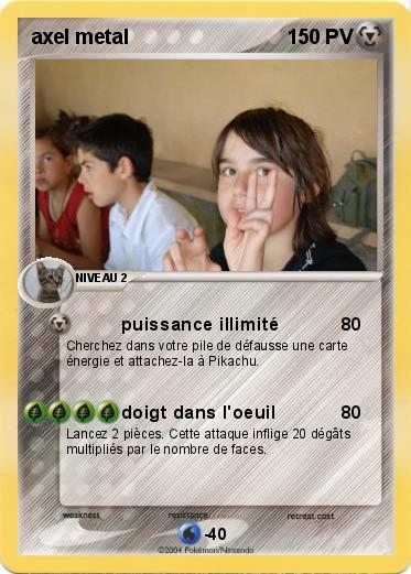 Pokemon axel metal
