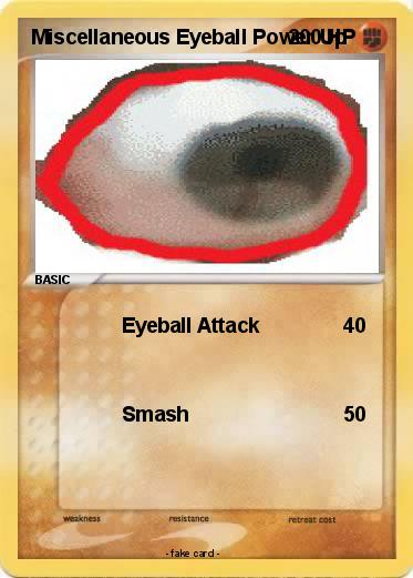 Pokemon Miscellaneous Eyeball Power Up