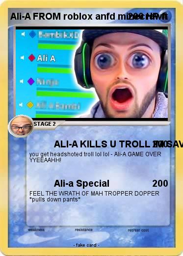 Pokemon Ali-A FROM roblox anfd minecrawft