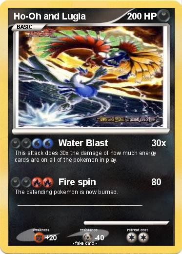Pokemon Ho-Oh and Lugia