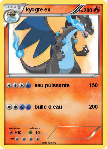 Pokemon kyogre ex