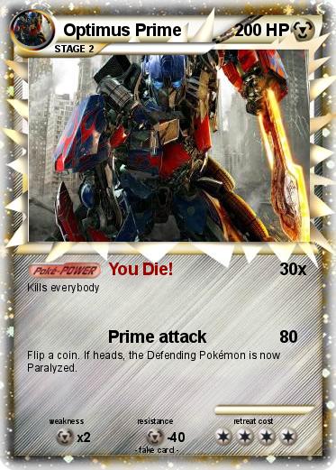 Pokemon Optimus Prime