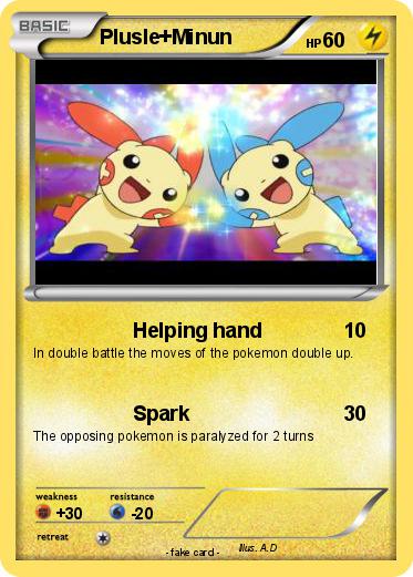 Pokemon Plusle+Minun