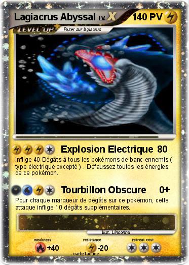 Pokemon Lagiacrus Abyssal