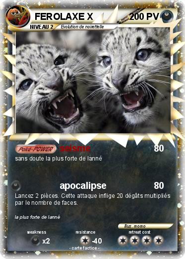 Pokemon FEROLAXE X