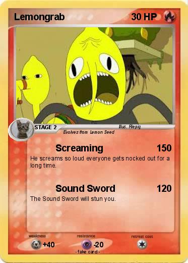 Pokemon Lemongrab
