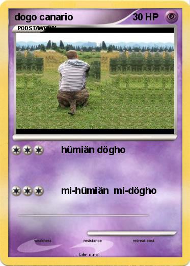 Pokemon dogo canario