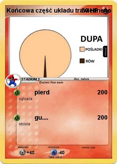 Pokemon Końcowa część układu trawiennego