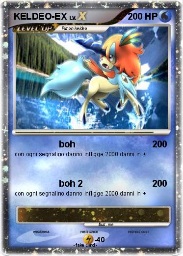 Pokemon KELDEO-EX