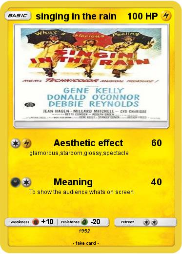 Pokemon singing in the rain